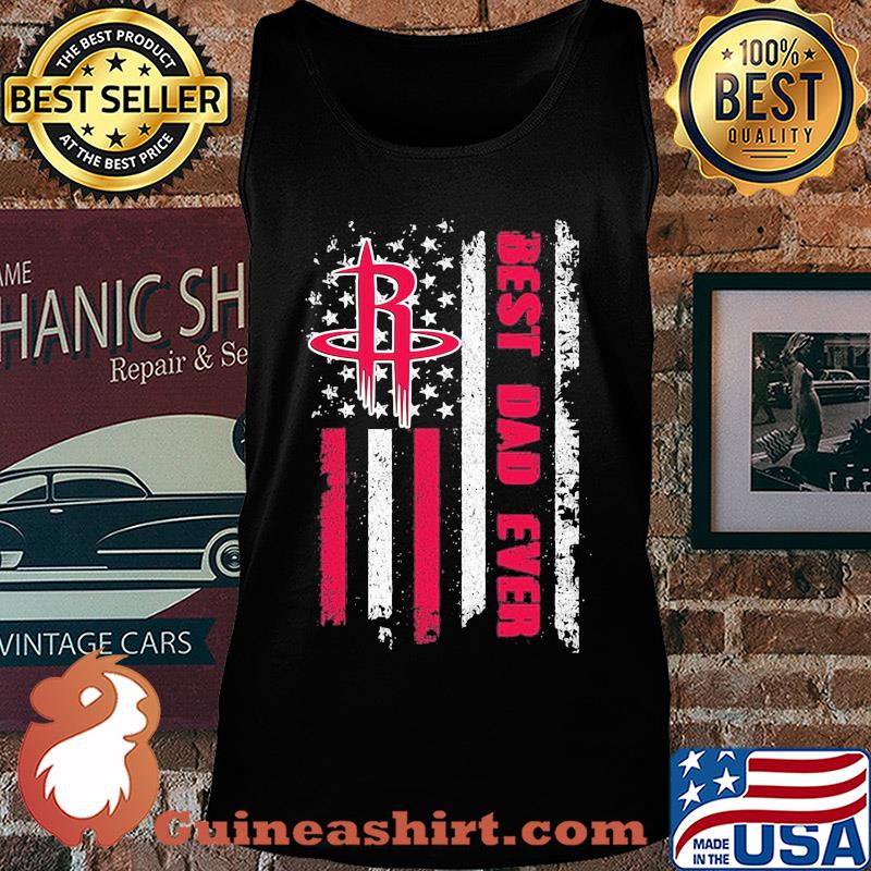 Houston rockets best dad american flag independence day s Tank top