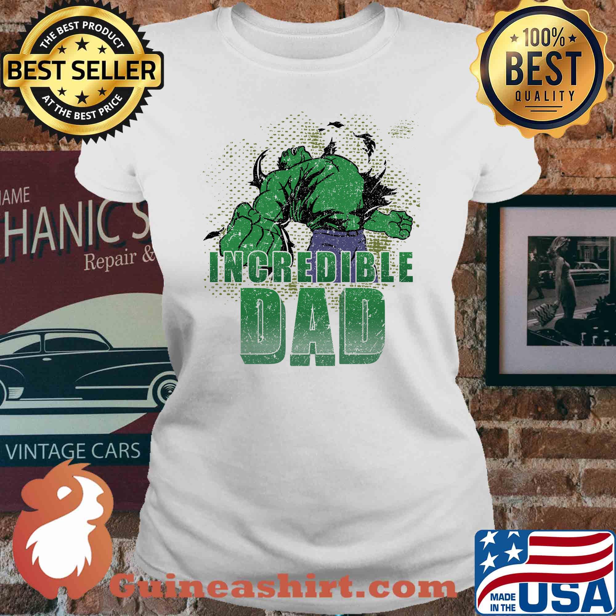 Hulk incredible dad power s V-neck