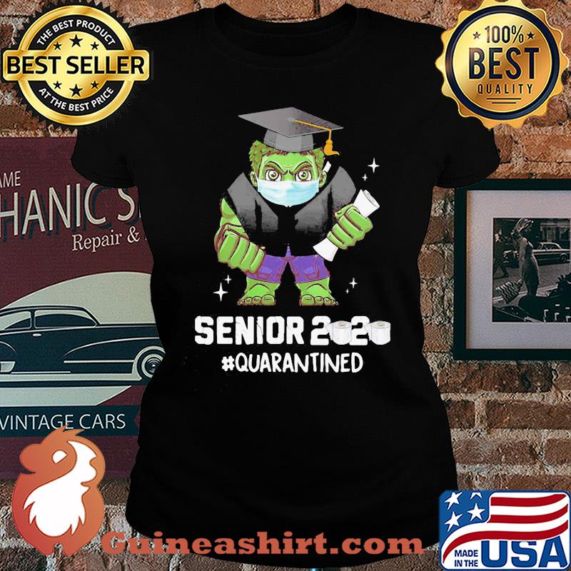 Hulk mask Senior 2020 toilet paper quarantined s Ladies tee