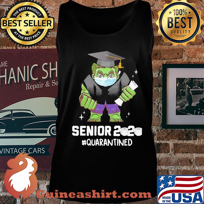 Hulk mask Senior 2020 toilet paper quarantined s Tank top