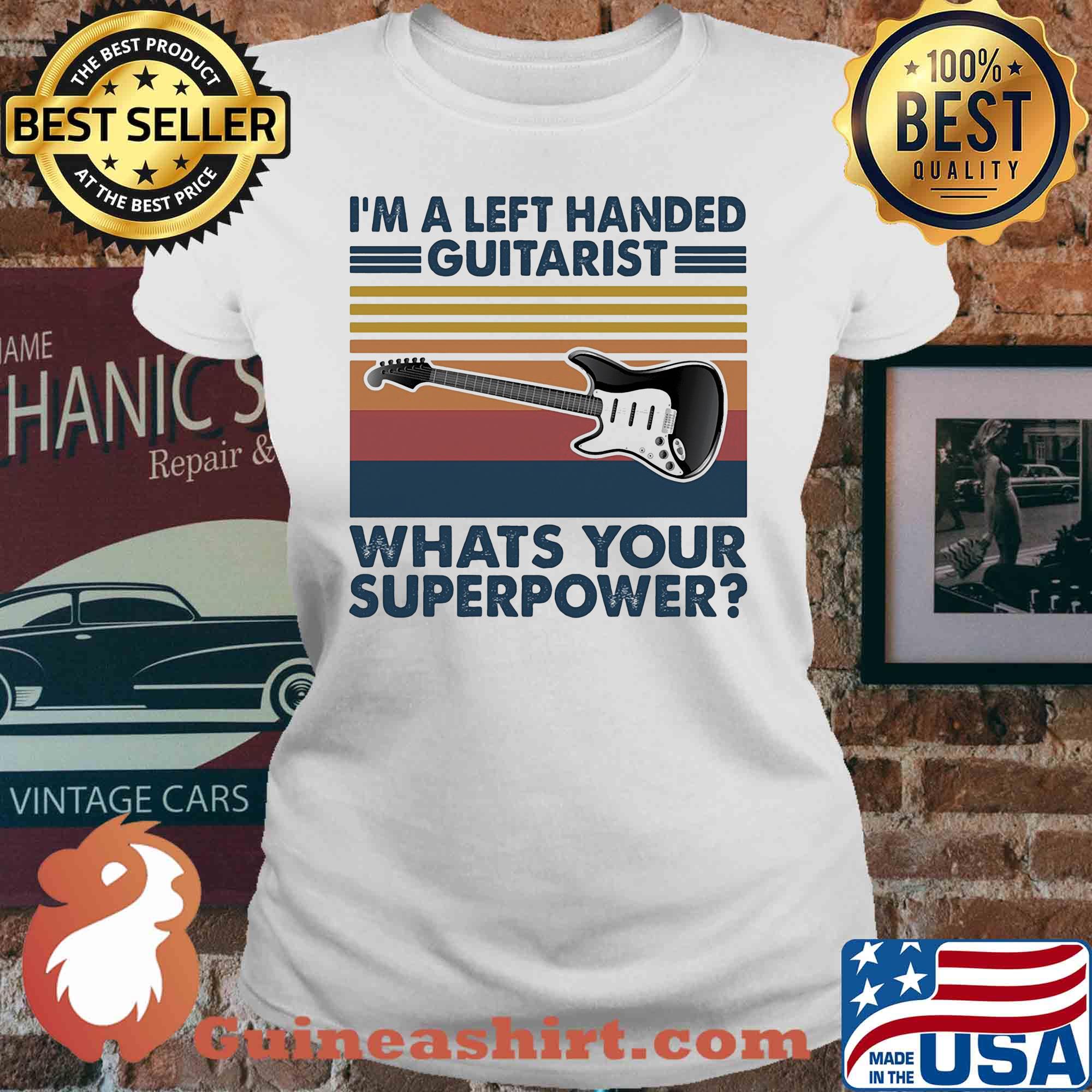 I'm a left handed guitarist what's your superpower vintage s V-neck