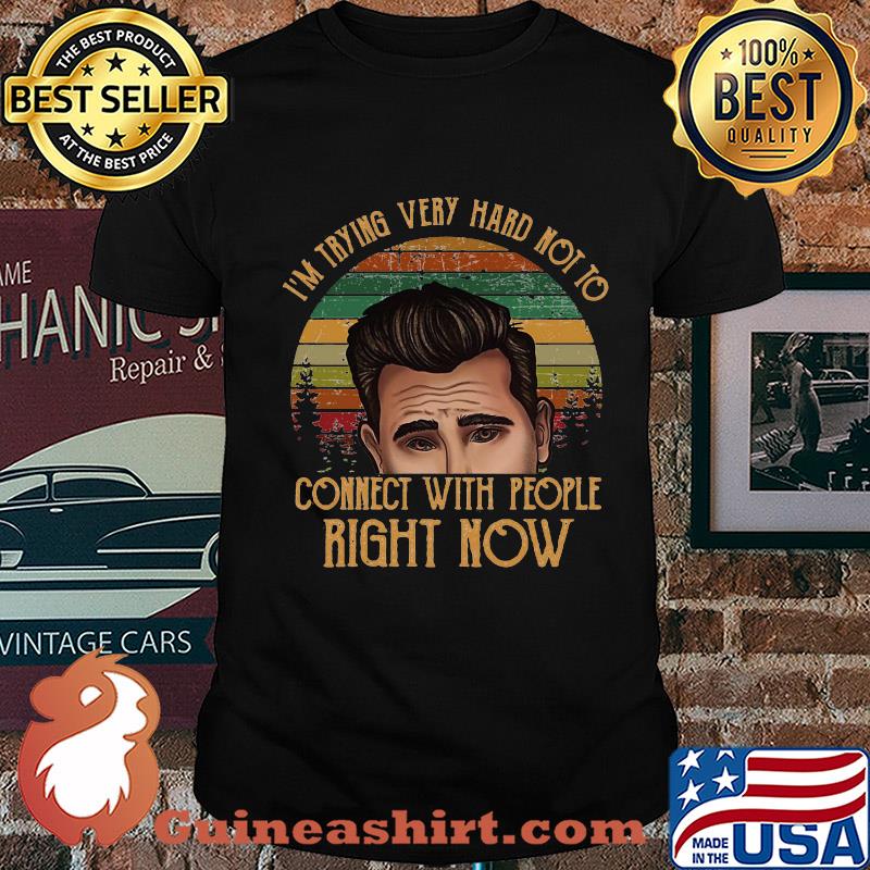 I'm trying very hard not to connect with people right now vintage shirt