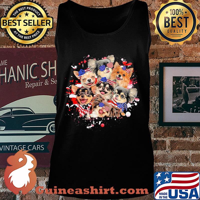 Independence Day chihuahua a happy life Shirt Tank top