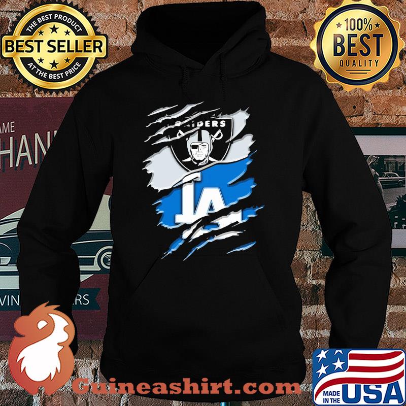 Insides oakland raiders and los angeles dodgers s Hoodie