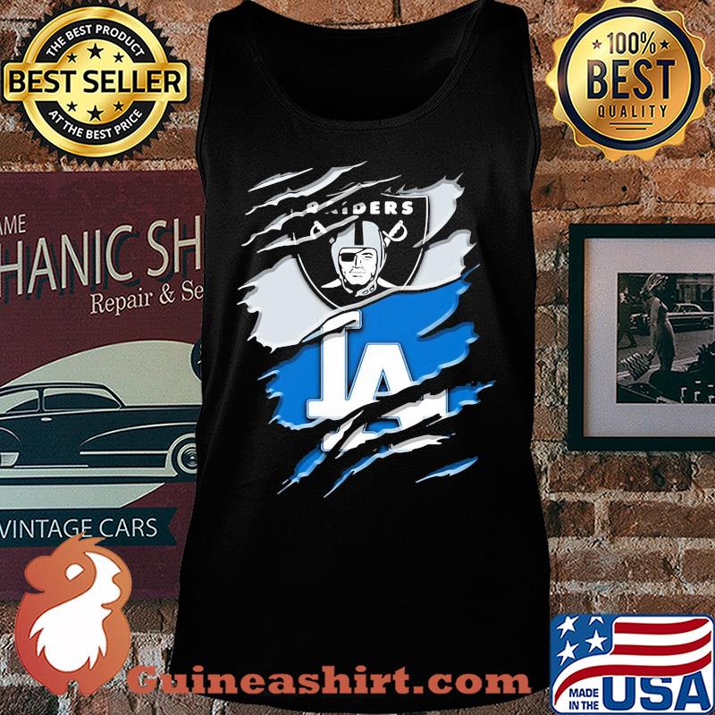 Insides oakland raiders and los angeles dodgers s Tank top