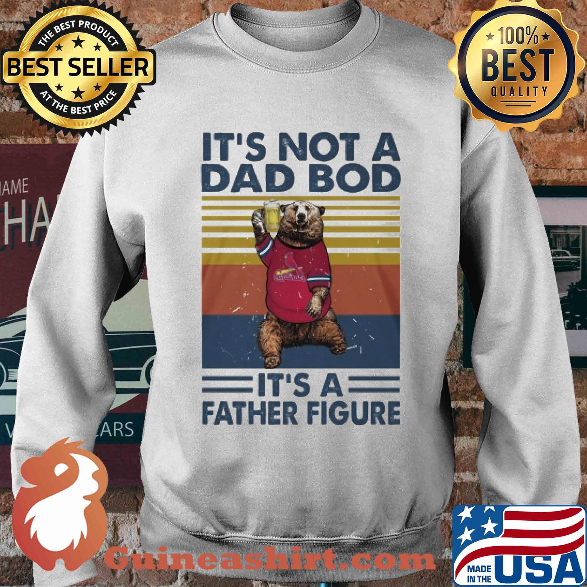 It's not a dad bod it's a father figure bear beer vintage s Sweater