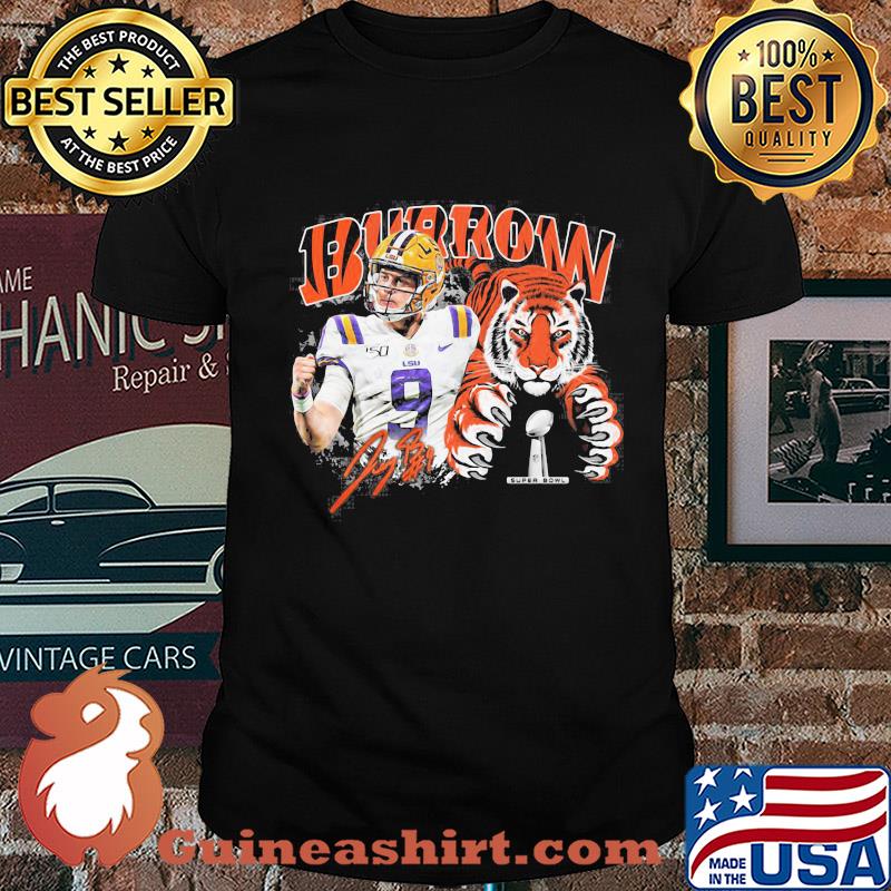 Joe burrow lsu tigers team champions signature shirt