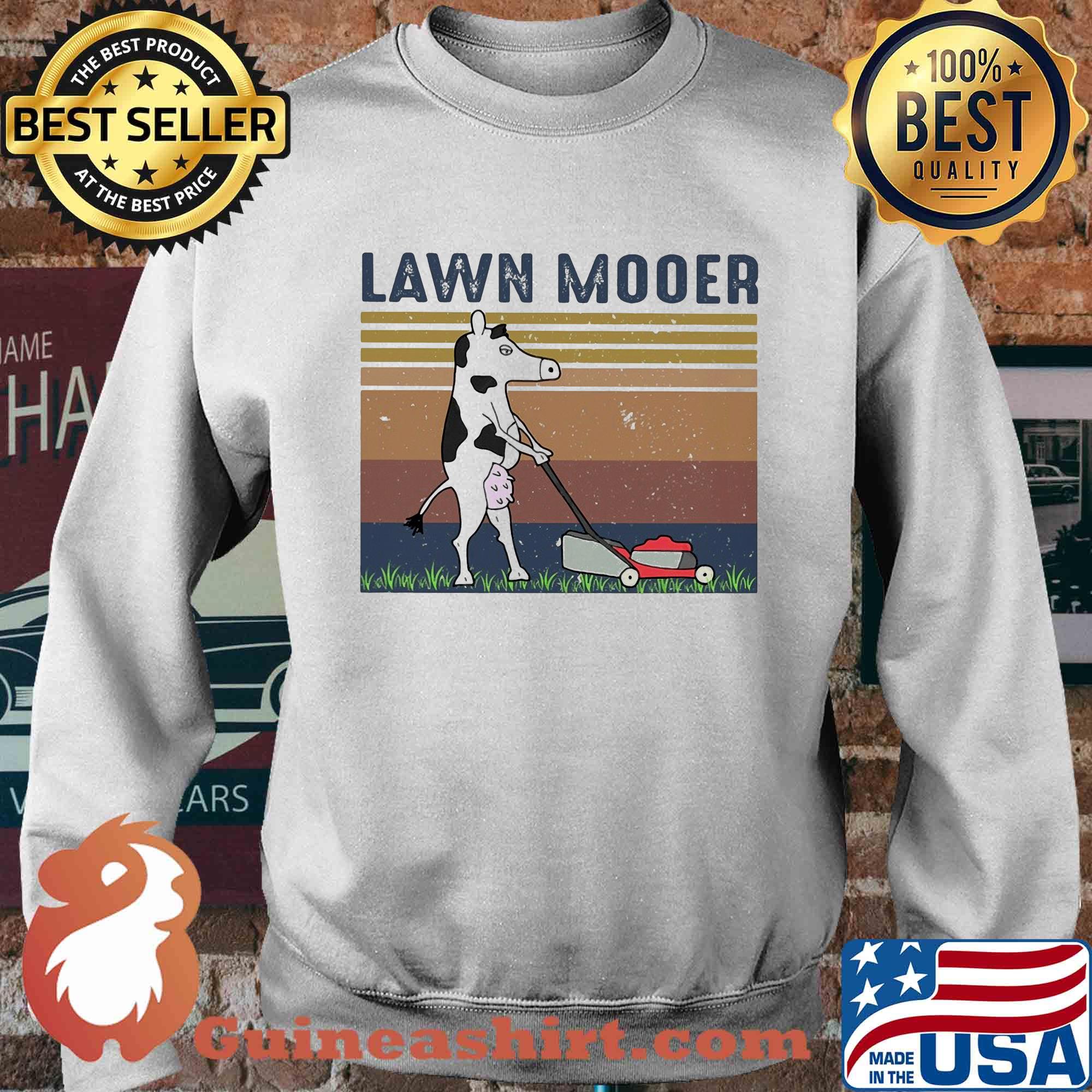 Lawn mooer cow vintage s Sweater
