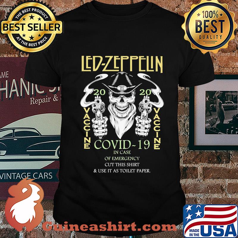 Led Zeppelin Covid-19 vaccine 2020 shirt