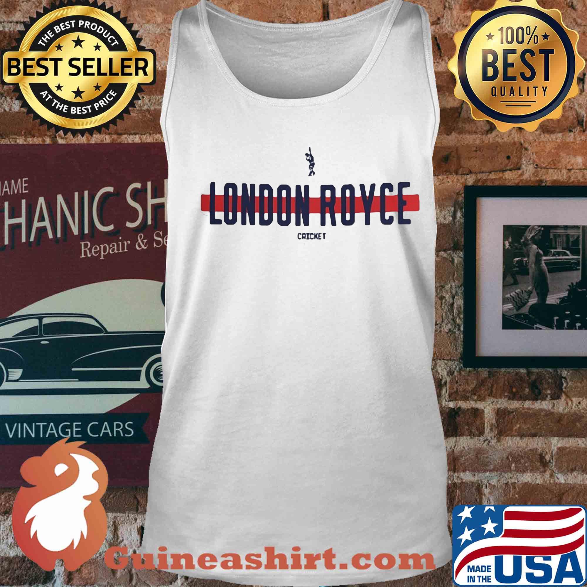 London royce cricket baseball line s Tank top