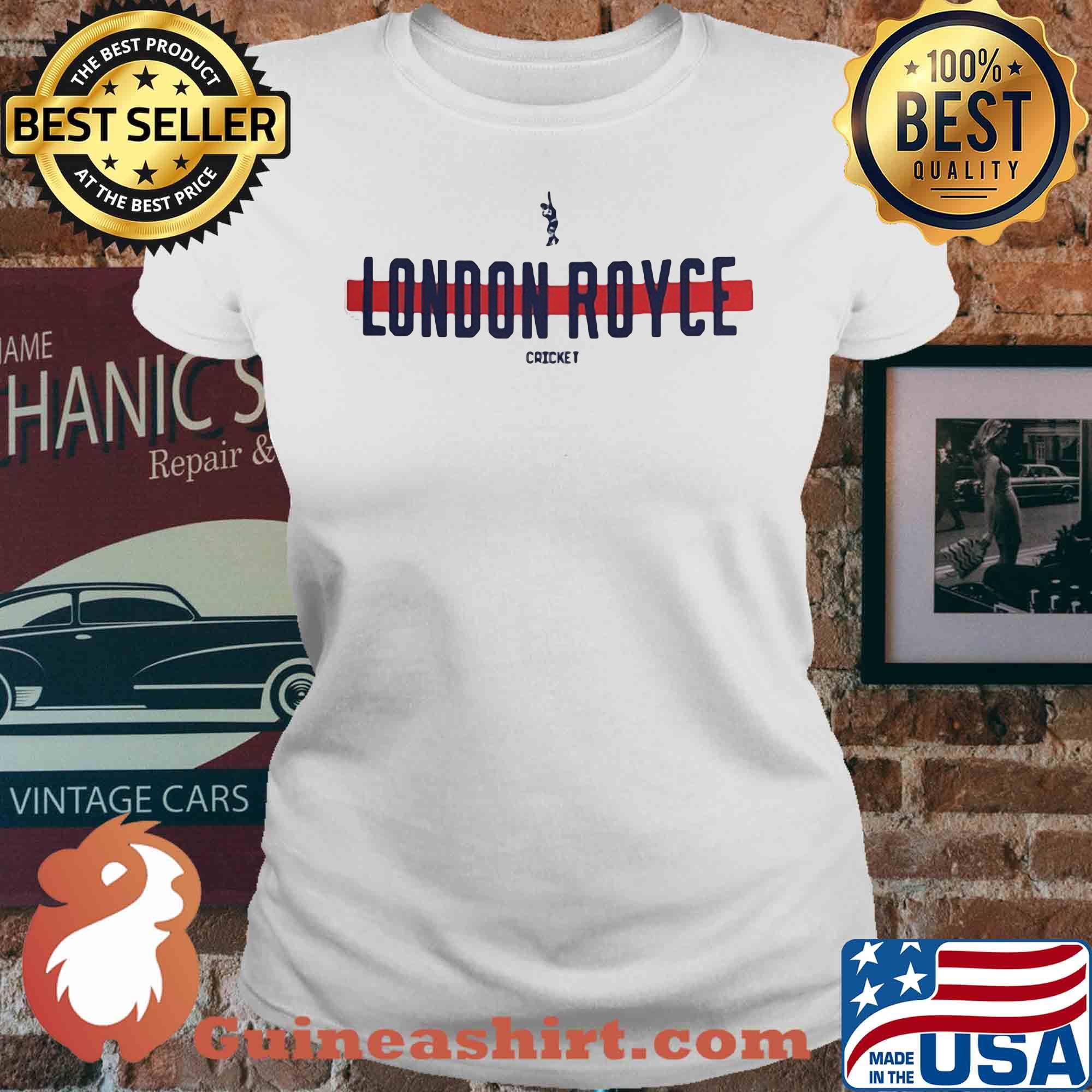 London royce cricket baseball line s V-neck