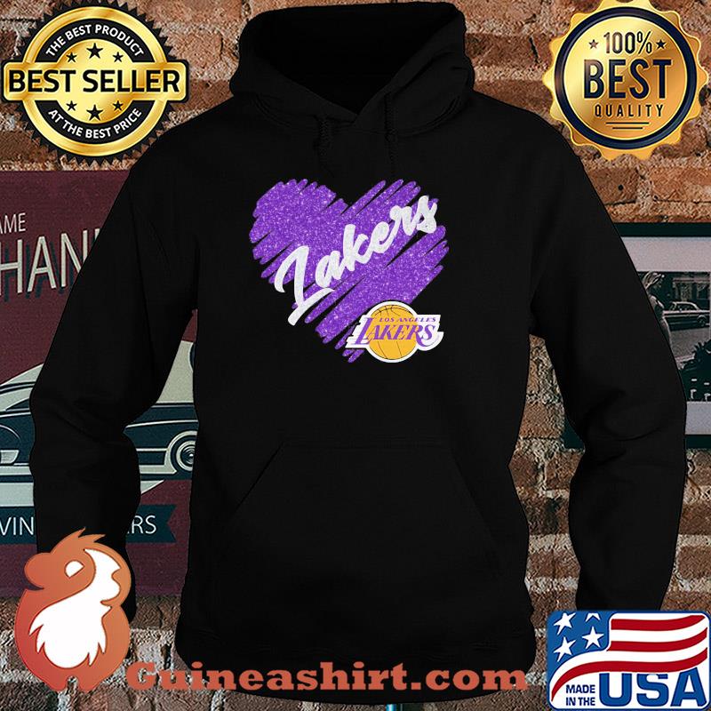 Los Angeles Lakers heart s Hoodie