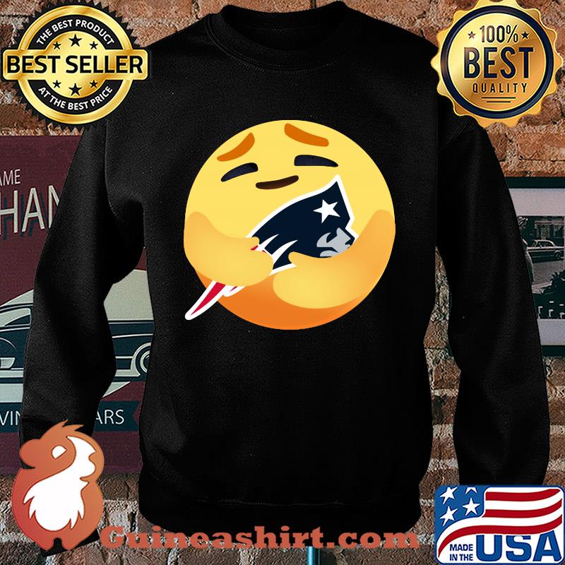 Love the new england patriots love hug facebook care emoji nfl s Sweater