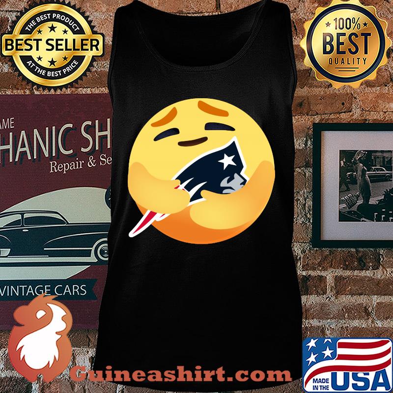 Love the new england patriots love hug facebook care emoji nfl s Tank top