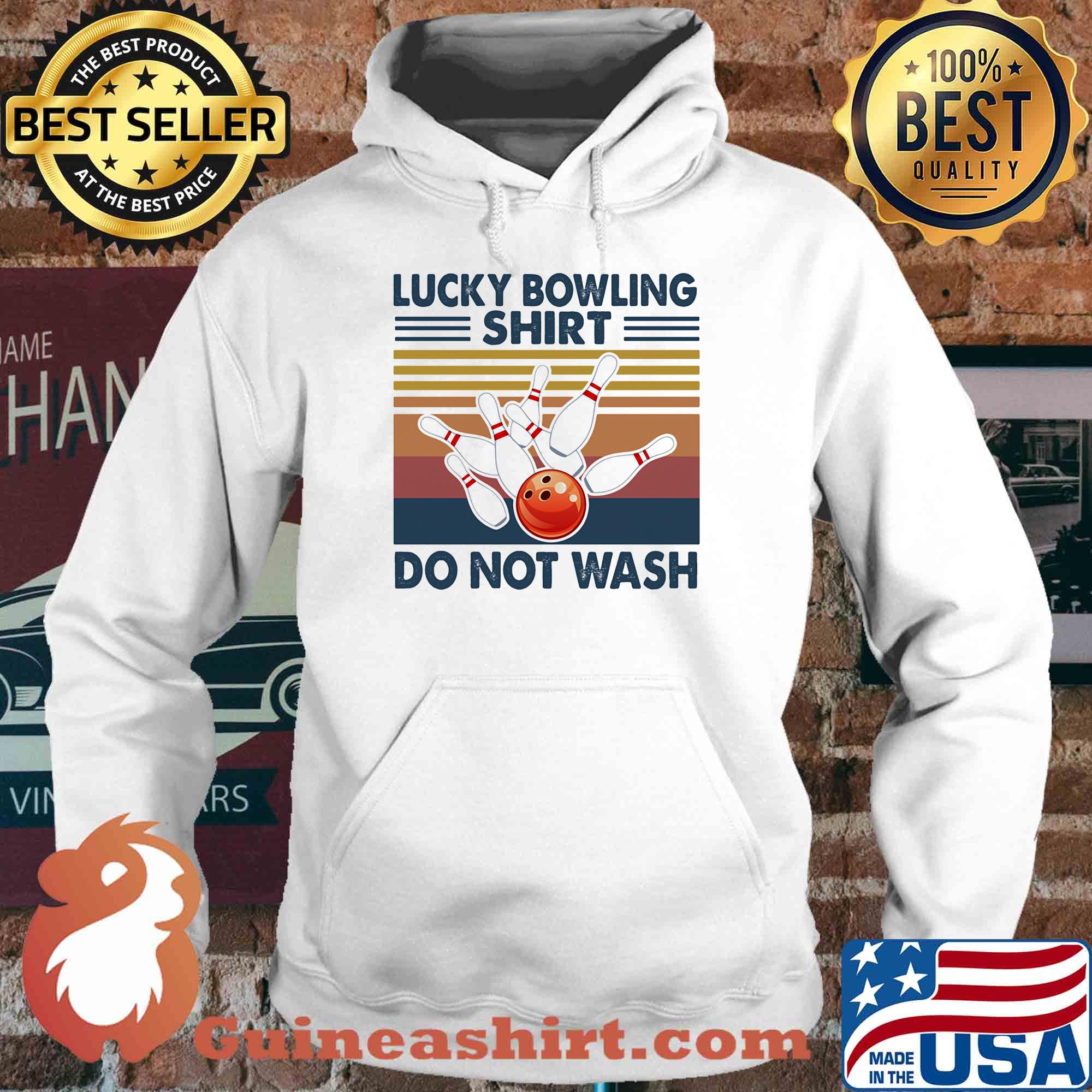 Lucky bowling shirt do not wash vintage s Hoodie