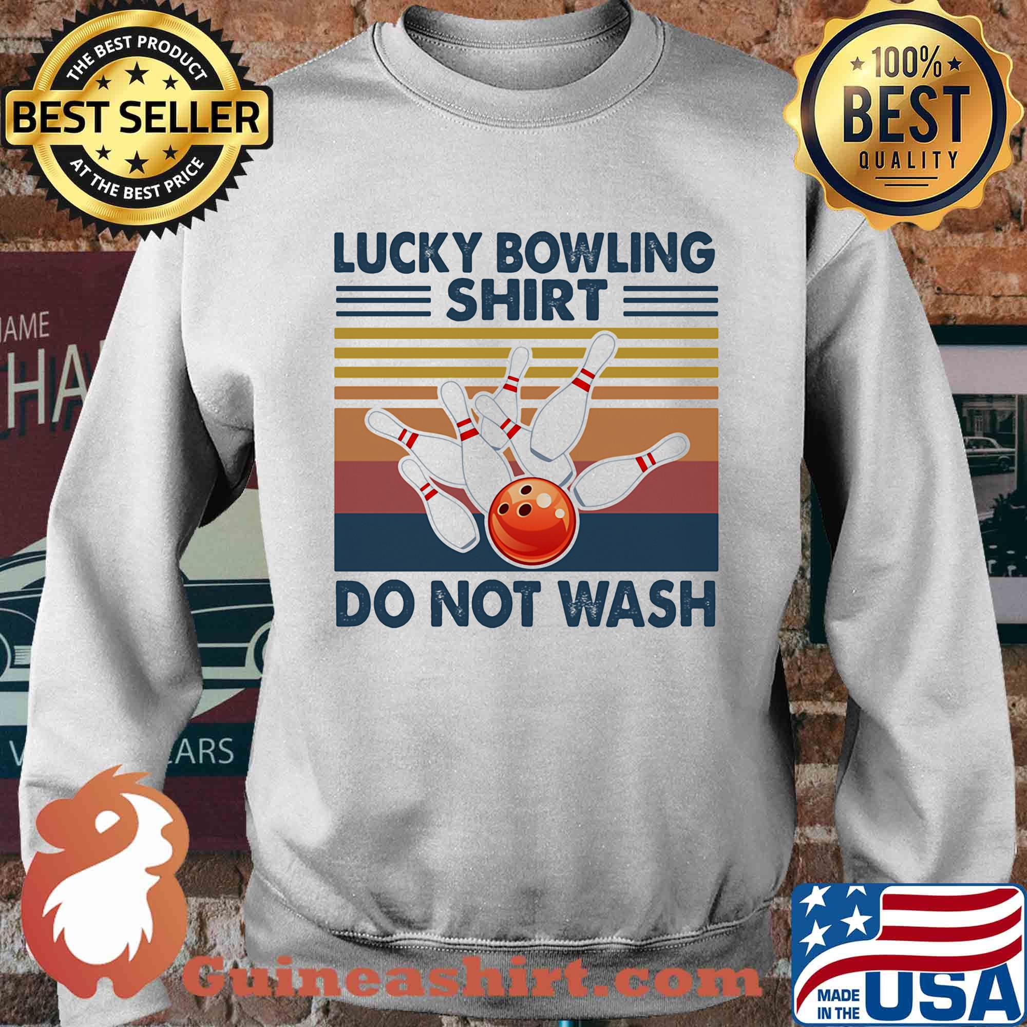 Lucky bowling shirt do not wash vintage s Sweater