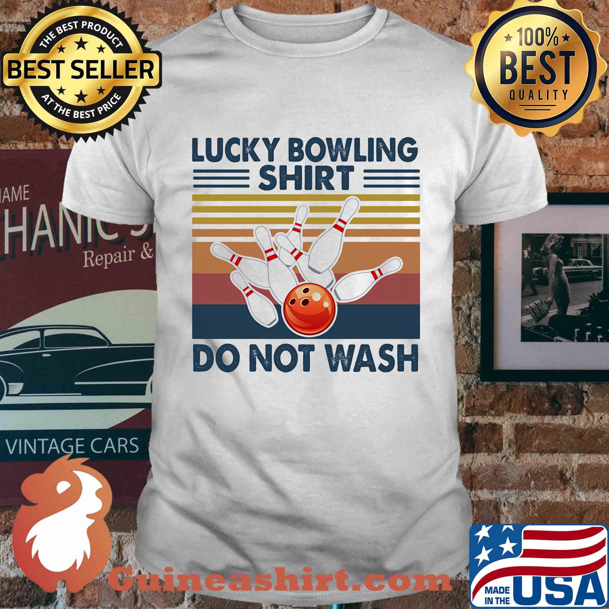 Lucky bowling shirt do not wash vintage shirt