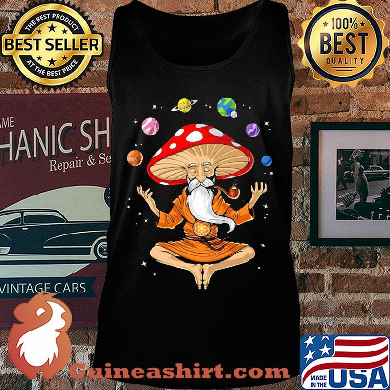 Meditation magic mushrooms yoga buddha s Tank top