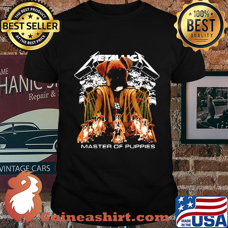 Metallica master of puppies dog shirt