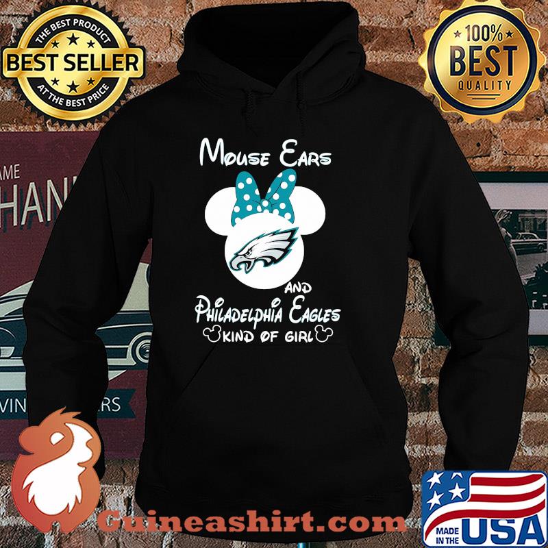 Mouse Ears and Philadelphia Eagles kind ò girl s Hoodie