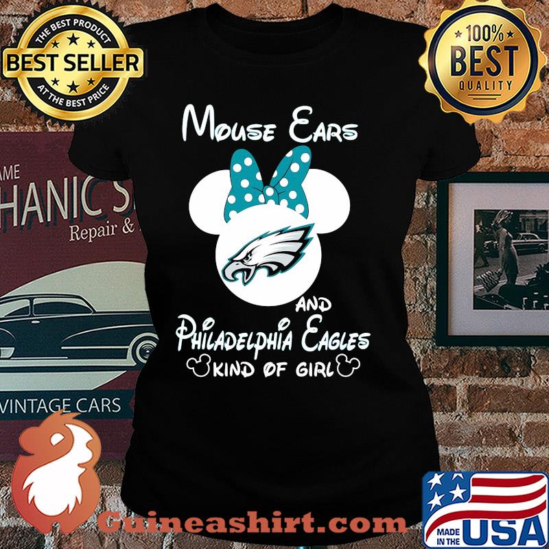 Mouse Ears and Philadelphia Eagles kind ò girl s Ladies tee