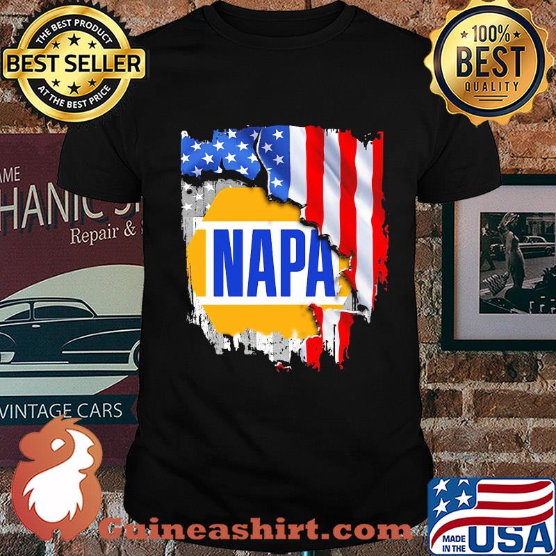 Napa american flag happy independence day shirt