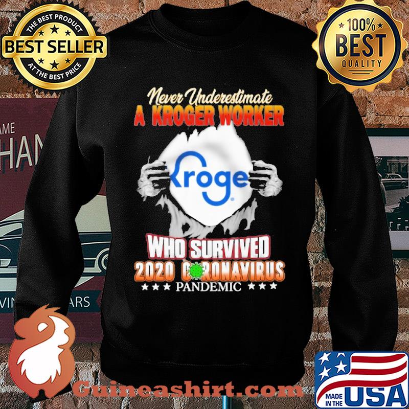 Never underestimate a Kroger worker Kroger who survived 2020 coronavirus pandemic s Sweater