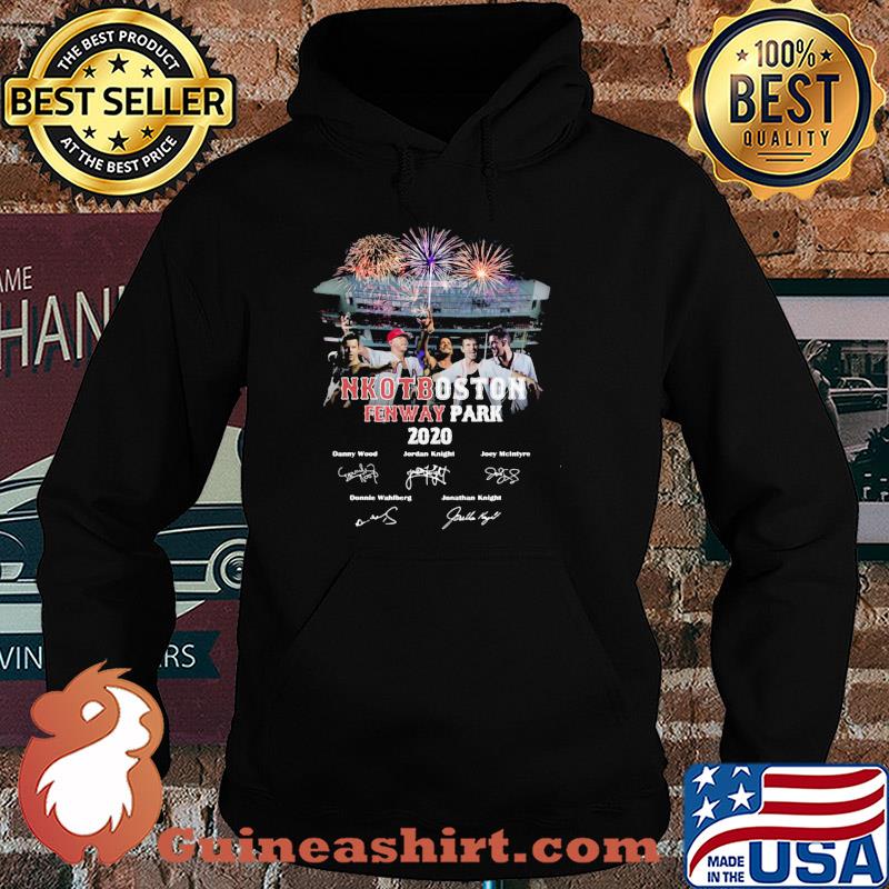 Nkotboston fenway park 2020 signatures firework s Hoodie