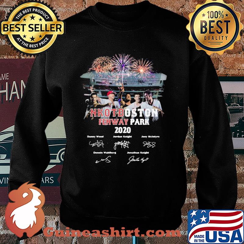 Nkotboston fenway park 2020 signatures firework s Sweater