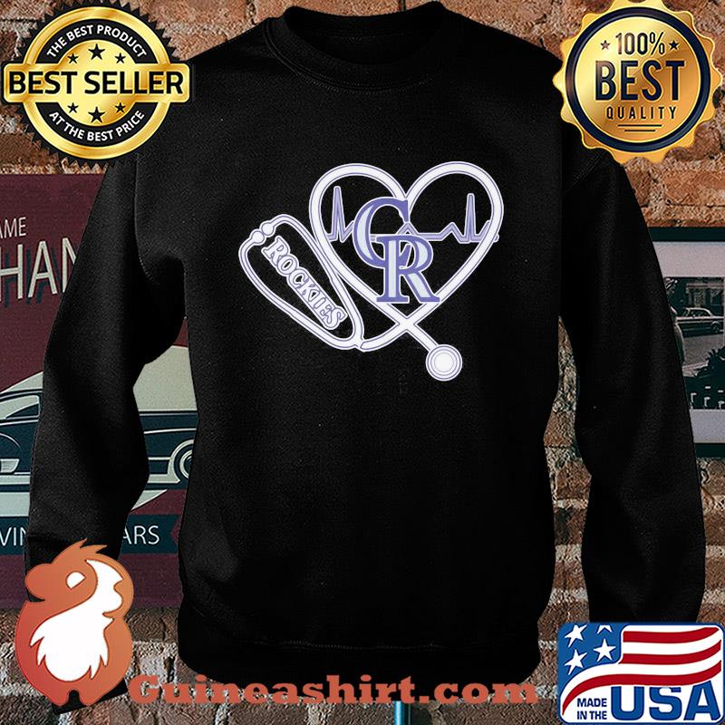 Nurse colorado rockies stethoscope heartbeat s Sweater