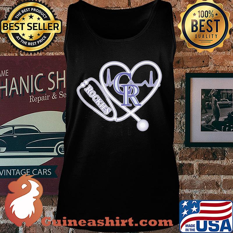 Nurse colorado rockies stethoscope heartbeat s Tank top
