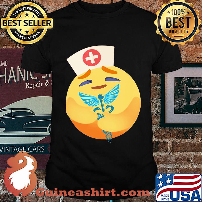Nurse icon hug caduceus symbol shirt