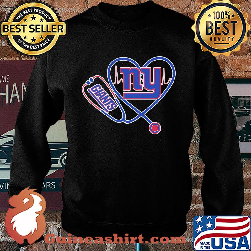 Nurse new york giants stethoscope heartbeat s Sweater