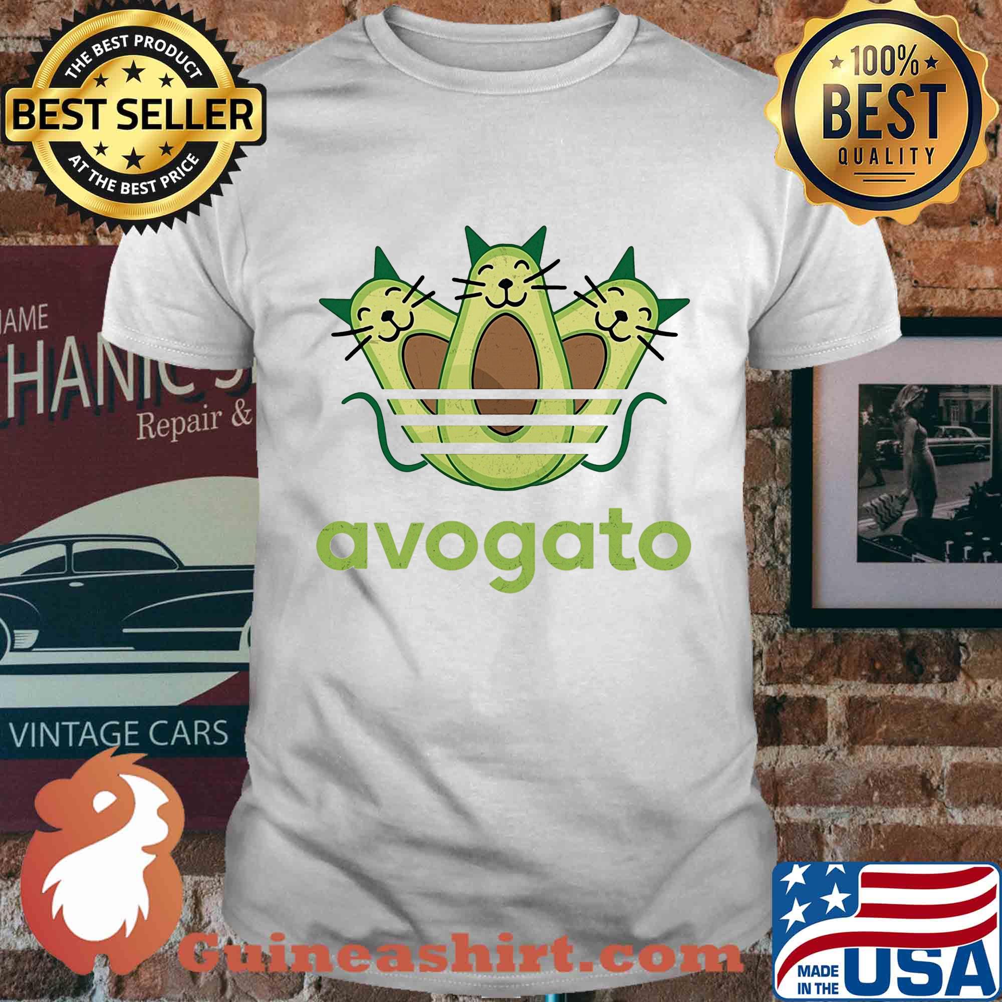 Official avogato avocado cat shirt