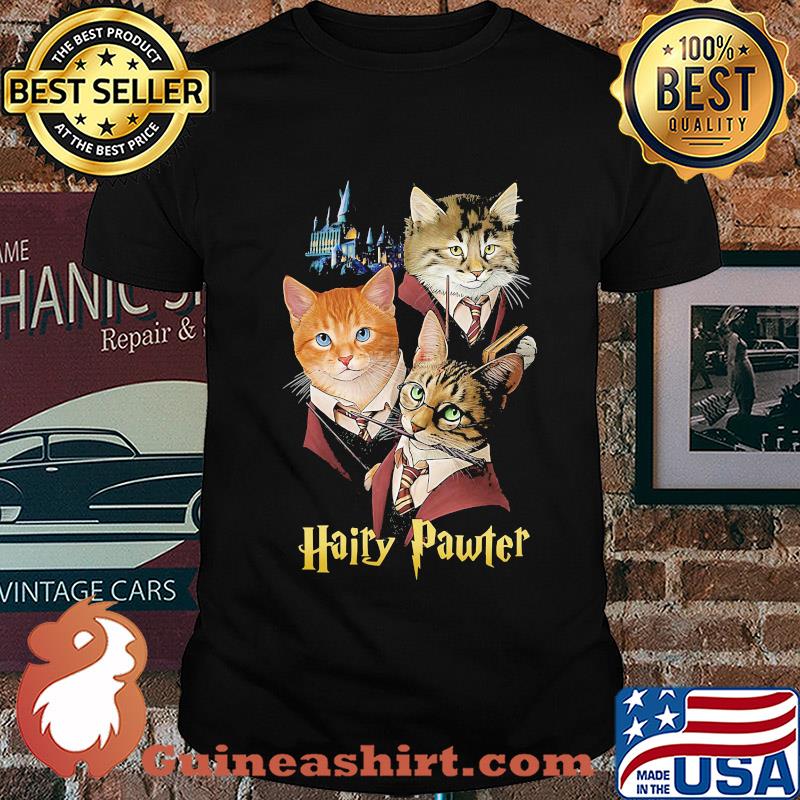 Official cats hairy pawter shirt