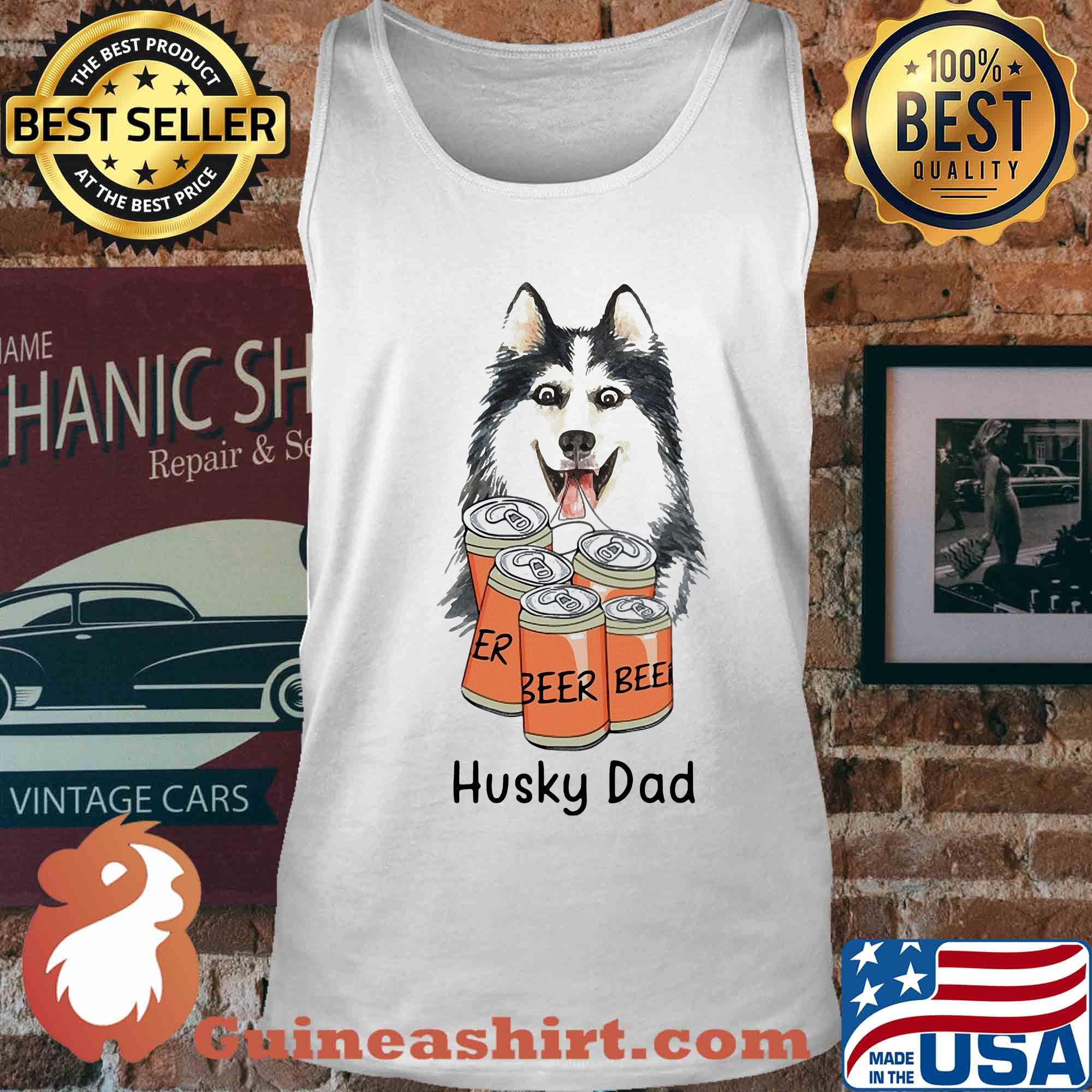 Official Husky dad beer s Tank top
