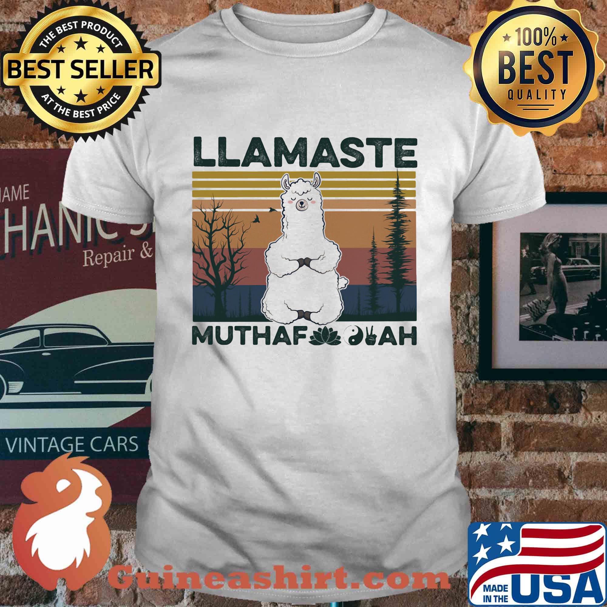 Official Llamaste muthafuckah vintage sshirt