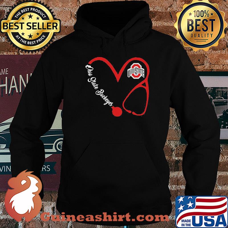 Ohio state buckeyes football stethoscope heart s Hoodie