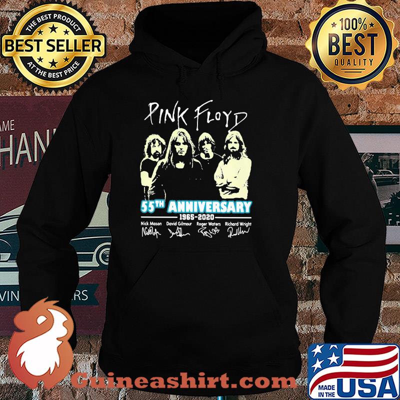 Pink floyd band 55th anniversary 1965 2020 signatures s Hoodie