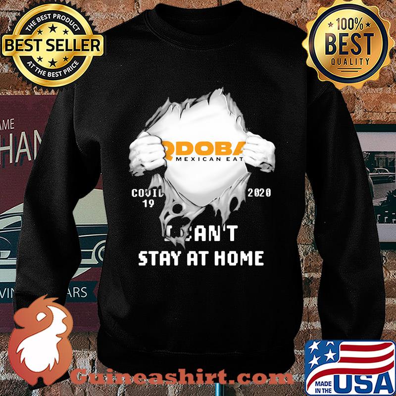 QDOBA Mexican Eats Covid-19 2020 I can't stay at home hand s Sweater