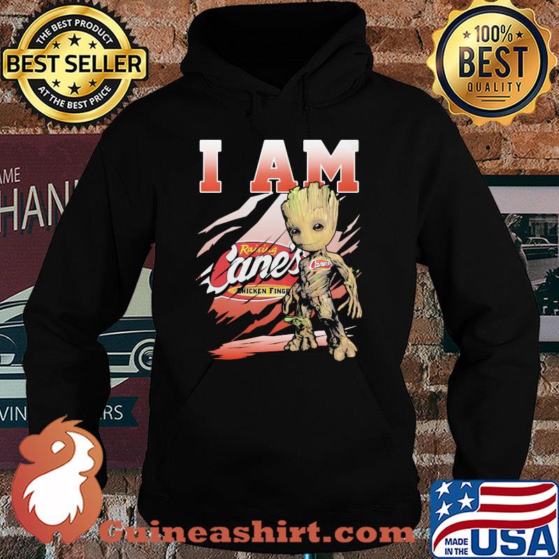 Raising cane’s chicken fingers I am baby groot s Hoodie
