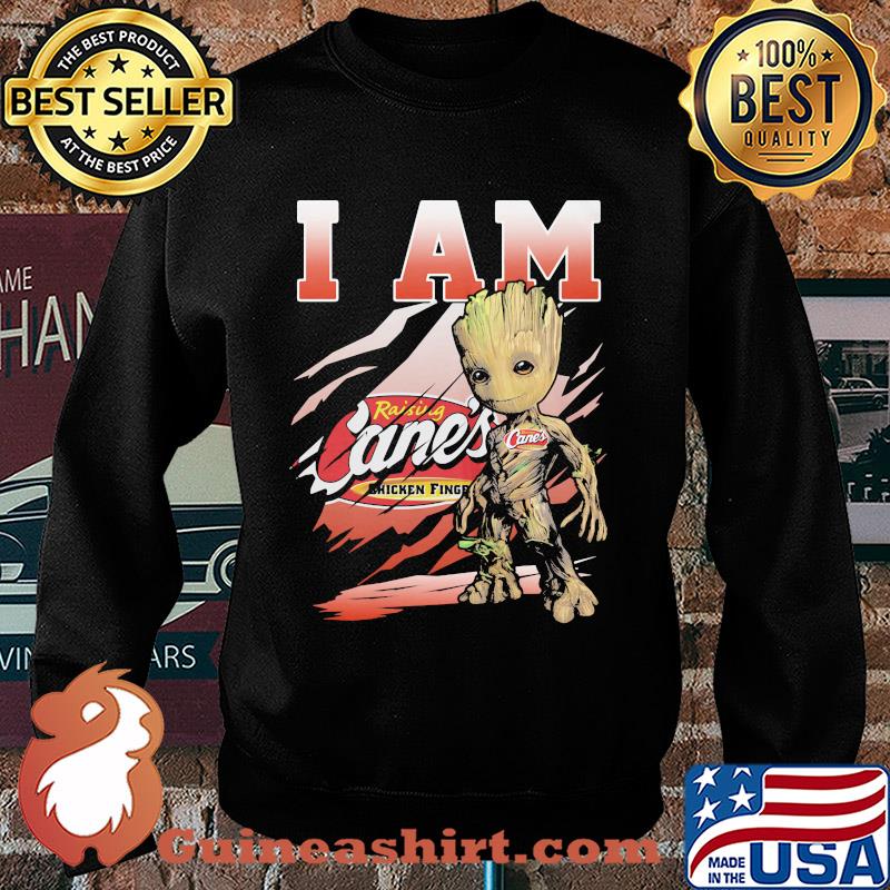 Raising cane’s chicken fingers I am baby groot s Sweater