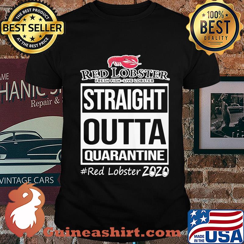 Red lobster fresh fish-live lobster straight outta quarantine 2020 mask shirt