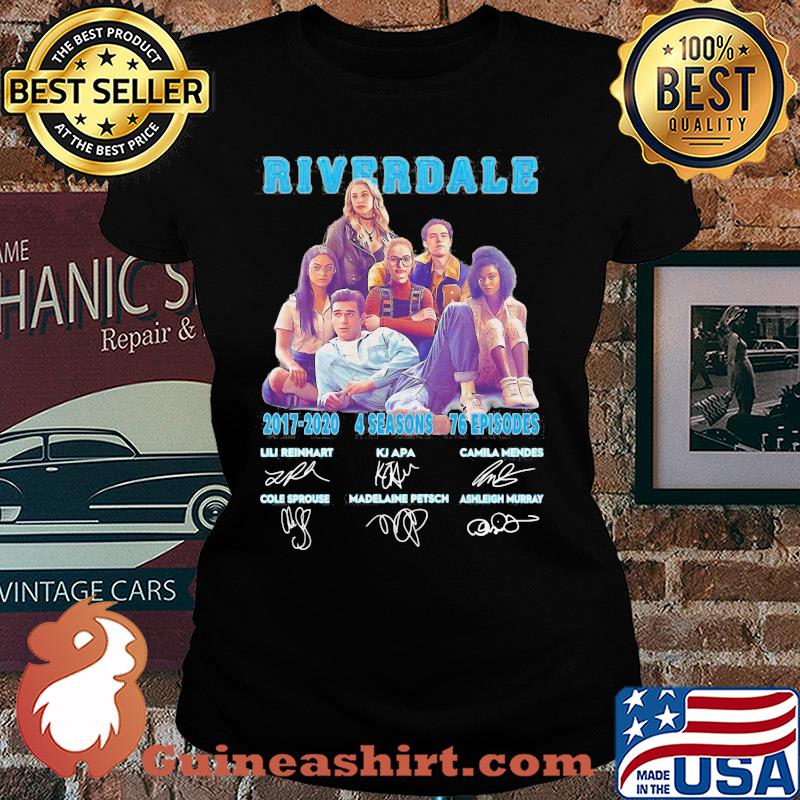 Riverdale 2017 2020 4 seasons 76 episodes signatures s Ladies tee