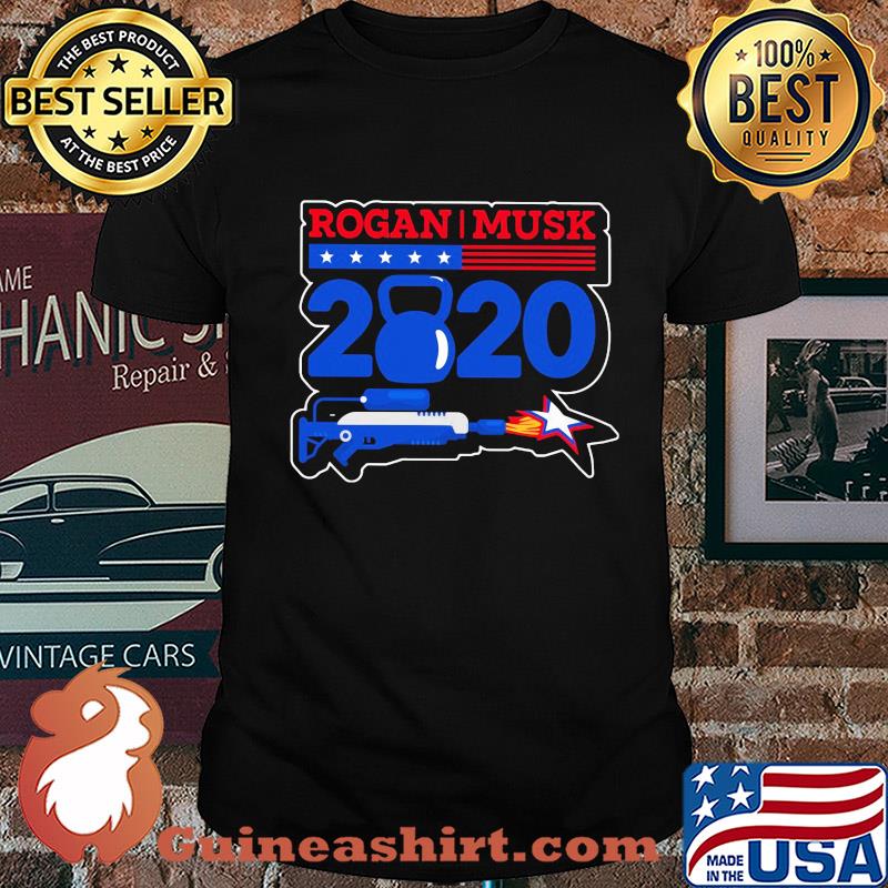 Rogan musk 2020 American flag veteran Independence Day shirt