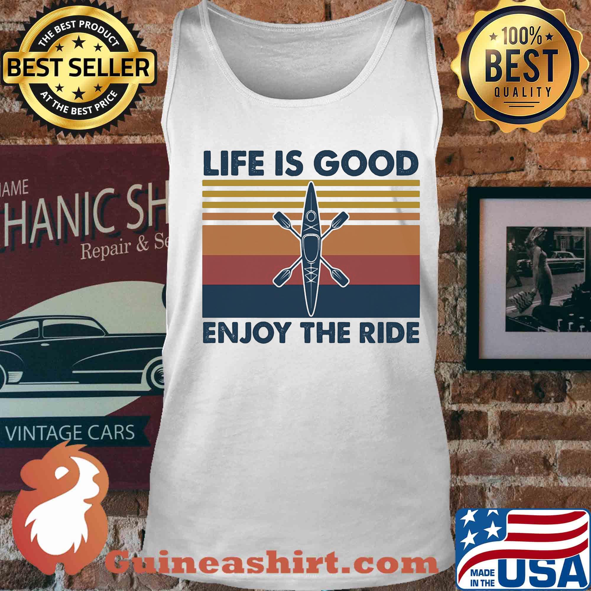 Rowing life is good enjoy the ride vintage s Tank top