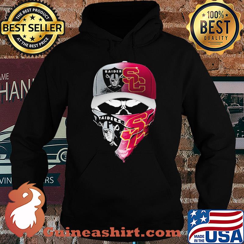 Skull mask player oakland raiders and southern california trojans s Hoodie