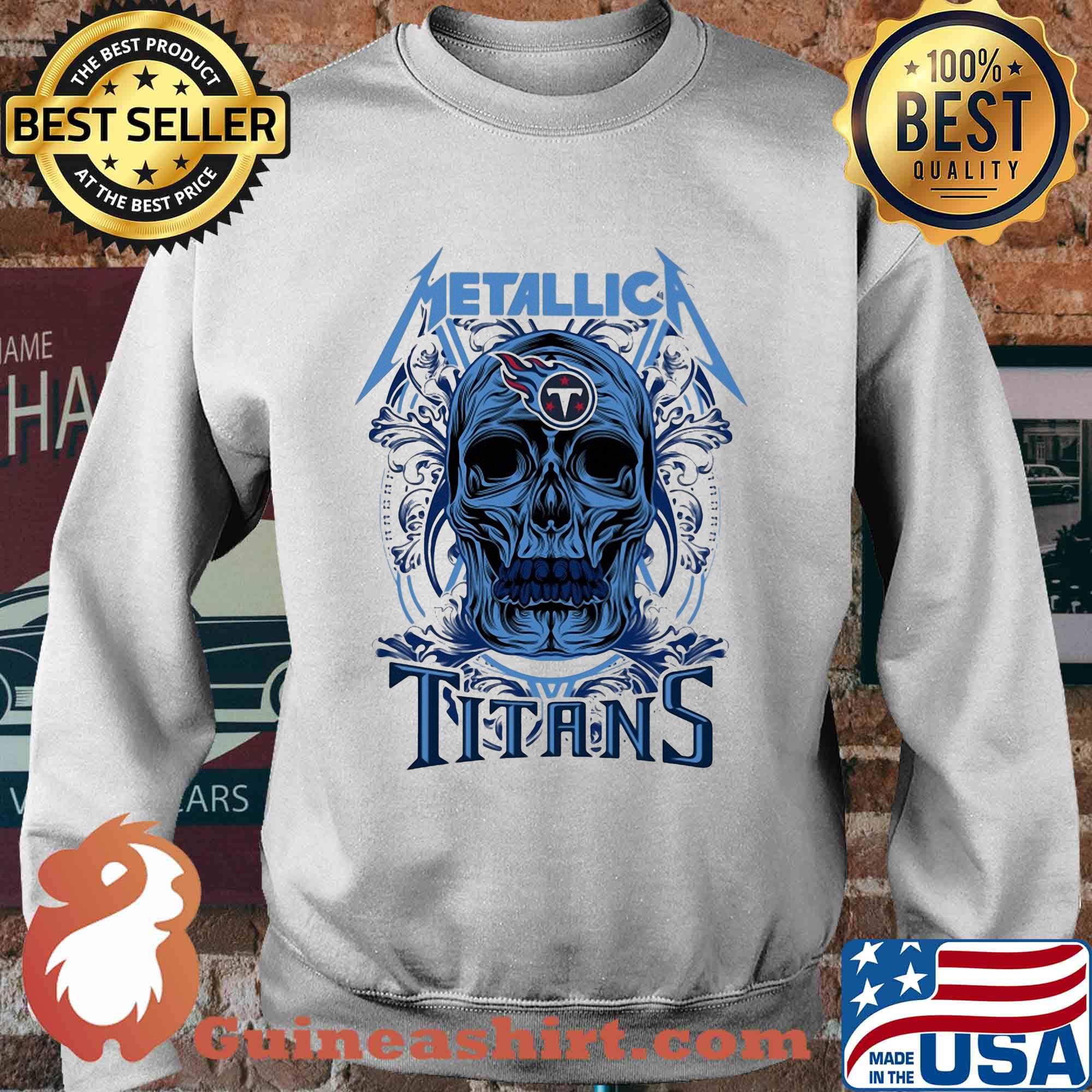 Skull metallica tennessee titans s Sweater