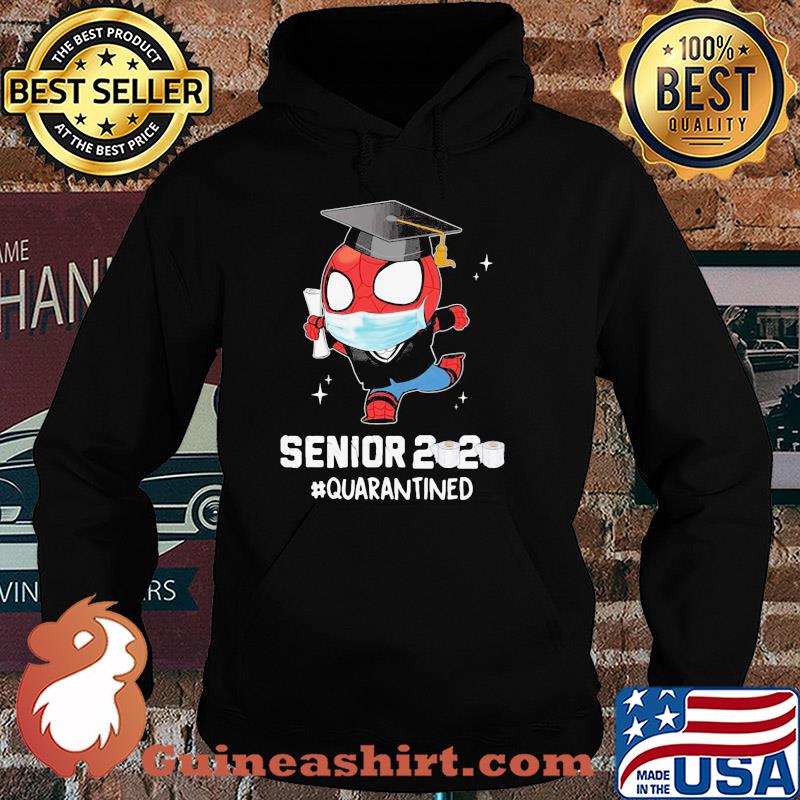 Spiderman senior 2020 quarantined toilet paper mask s Hoodie