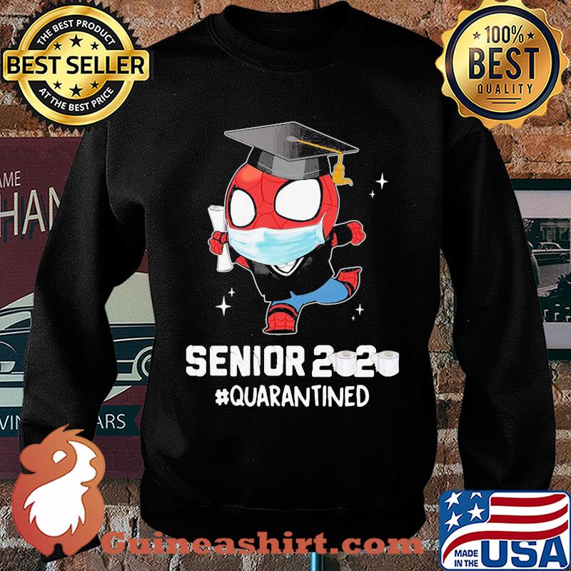 Spiderman senior 2020 quarantined toilet paper mask s Sweater